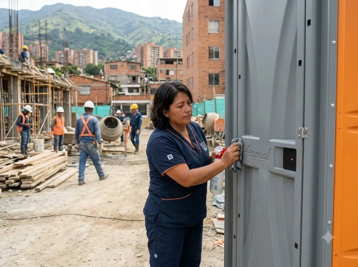 Fotografía de Baños Portátiles para Obras